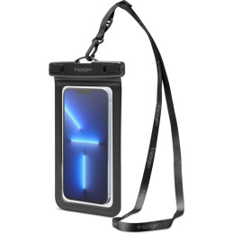 Wodoodporne uniwersalne etui Spigen A601 Universal Waterproof Case Black [2 PACK]
