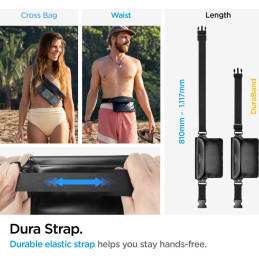 Saszetki wodoszczelne Spigen A620 Universal Waterproof Waist Bag Black [2 PACK]