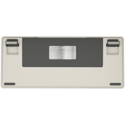 LORGAR Klawiatura Gamingowa Bezprzewodowa, 75% mechaniczna, Beżowa, układ EN