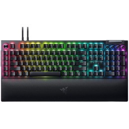 RAZER Klawiatura Gamingowa Przewodowa BlackWidow V4 Pro,Yellow Switch, układ US