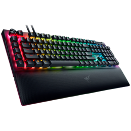 RAZER Klawiatura Gamingowa Przewodowa BlackWidow V4 Pro,Yellow Switch, układ US