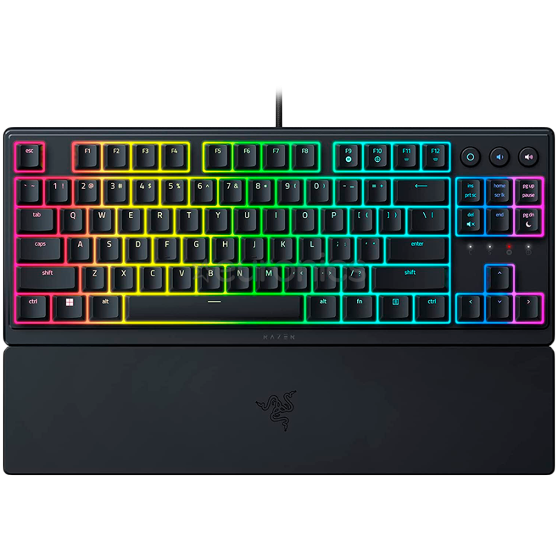 RAZER Klawiatura Gamingowa Przewodowa Ornata V3 Tenkeyless, Low Profile, układ US
