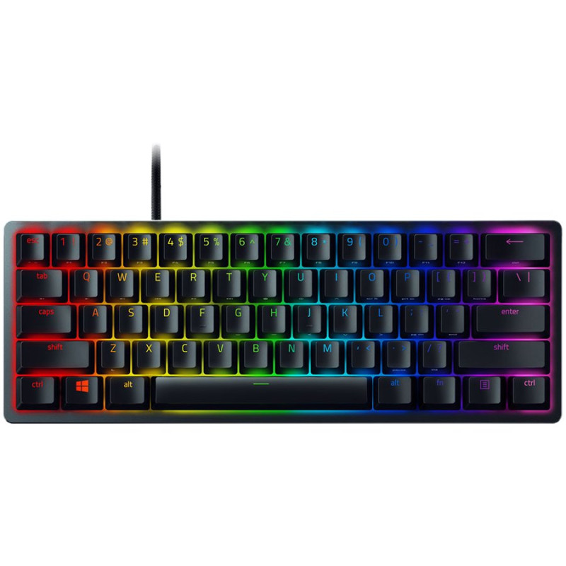 RAZER Klawiatura Gamingowa Przewodowa Huntsman Mini (Red Switch), Czarna, układ US