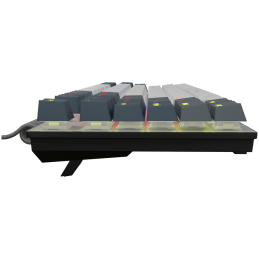 LORGAR Klawiatura Gamingowa Przewodowa Azar 514, mechaniczna, RGB, Biała