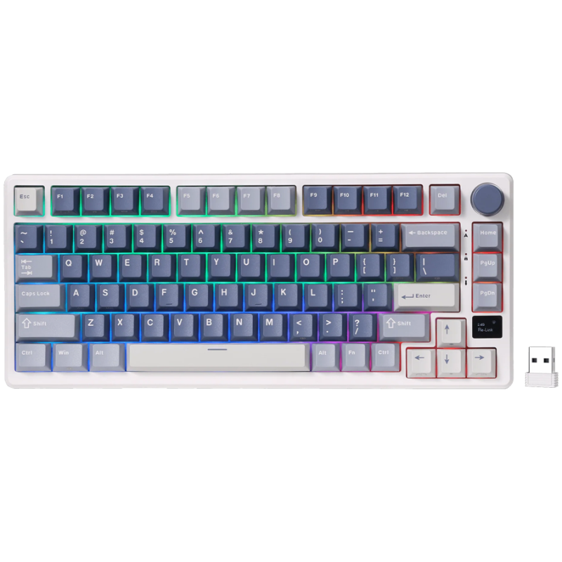ROYAL KLUDGE RK-M75 Ocean Blue Gaming Keyboard Brown switch