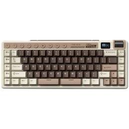 ROYAL KLUDGE RK M70 Mocha Grey Gaming Keyboard Beige switch