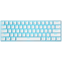 ROYAL KLUDGE RK61 White Gaming Keyboard Red switch