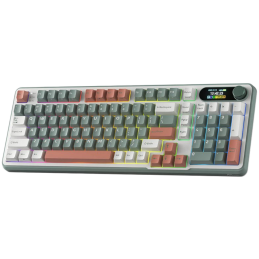 ROYAL KLUDGE RK-S98 Camping Green Gaming Keyboard Chartreuse switch