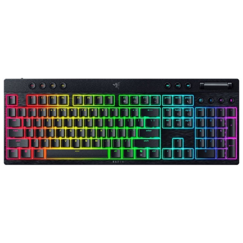 Razer BlackWidow V4 Low-profile HyperSpeed (Orange Switch) - US Layout - Gaming Keyboard