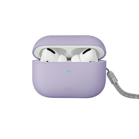Etui UNIQ Lino Apple AirPods Pro 2 Silicone liliowy/lilac lavender