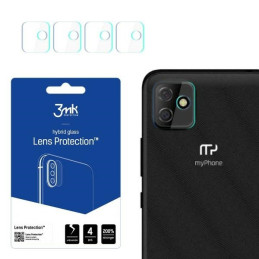 Szkło hybrydowe na obiektyw aparatu 3MK Lens Protection MyPhone Fun 9 [4 PACK]