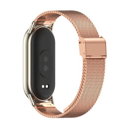 Pasek Tech-Protect Milaneseband Xiaomi Smart Band 8 / 8 NFC / 9 Rose Gold