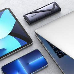 Obudowa na dysk SSD UGREEN CM400 M.2 USB 3.2 Gen 2 (SuperSpeed USB 10Gbps) szary