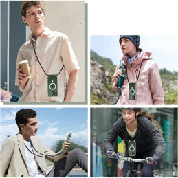 Etui Tech-Protect Flexair Chain MagSafe Apple iPhone 15 Pro Black & Beige