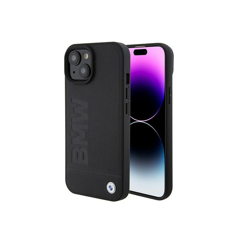 Etui BMW BMHMP15SSLLBK Apple iPhone 15 MagSafe hardcase Signature Logo Imprint czarny/black