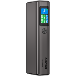 CANYON Powerbank OnPower 230 TFT 20000 mAh PD130W Grafitowy