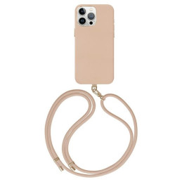 Etui UNIQ Coehl Muse iPhone 15 Pro Magnetic Charging dusty nude