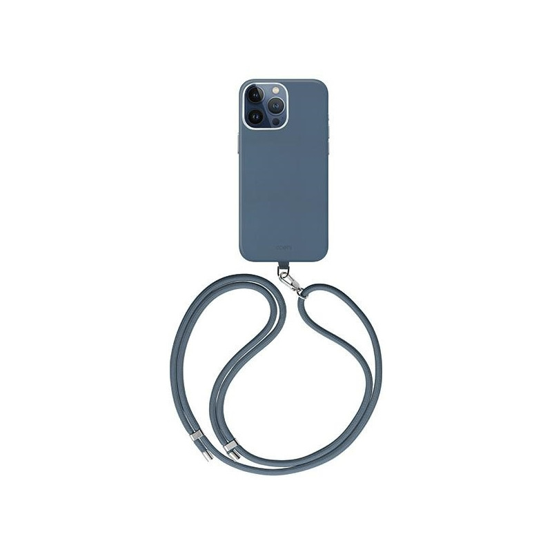 Etui UNIQ Coehl Muse iPhone 15 Pro Magnetic Charging niebieski/sapphire blue