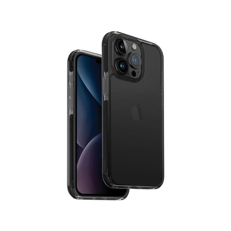 Etui UNIQ Combat iPhone 15 Pro czarny/carbon black
