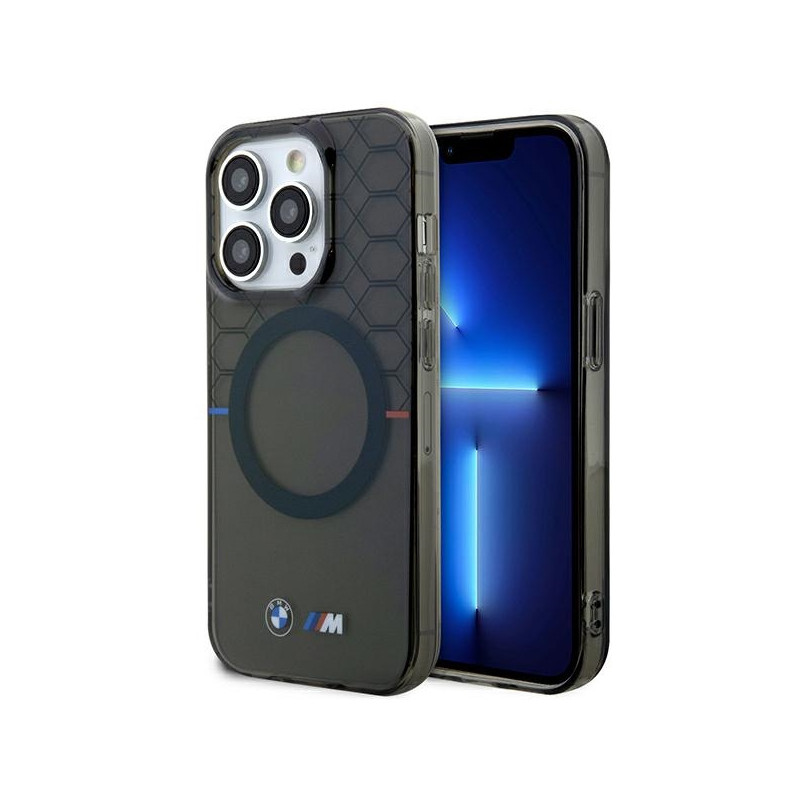Etui BMW BMHMP13XHGPK Apple iPhone 13 Pro Max Pattern MagSafe szary/grey