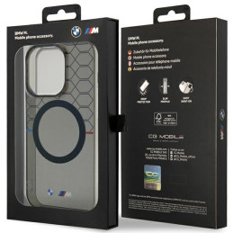 Etui BMW BMHMP13XHGPK Apple iPhone 13 Pro Max Pattern MagSafe szary/grey