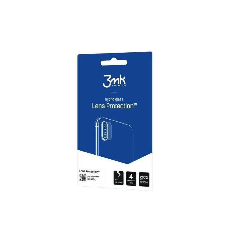 Szkło hybrydowe na obiektyw aparatu 3MK Lens Protection Oppo Find X7 [4 PACK]