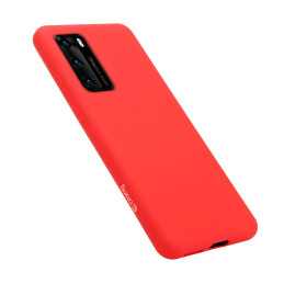 Etui Crong Color Cover Huawei P40 (czerwony)