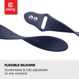 Pasek Crong Liquid Apple Watch 4/5/6/7/SE/8/9/10 40/41/42mm (żółty)