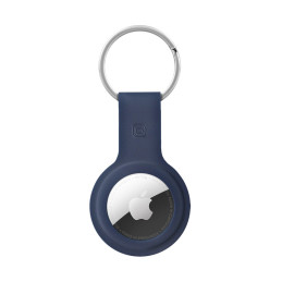 Brelok Crong Silicone Case with Key Ring Apple AirTag (granatowy)