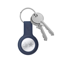 Brelok Crong Silicone Case with Key Ring Apple AirTag (granatowy)