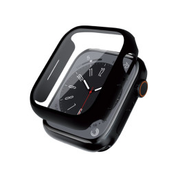 Etui + szkło Crong Hybrid Watch Case Apple Watch 4/5/6/7/8/9/SE 44/45mm (Black)