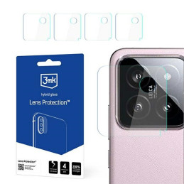 Szkło hybrydowe na obiektyw aparatu 3MK Lens Protection Xiaomi 14 [4 PACK]