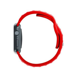 Pasek 3MK Silicone Watch Strap Apple Watch 4/5/6/7/SE/8/9/10 40/41/42mm czerwony/red