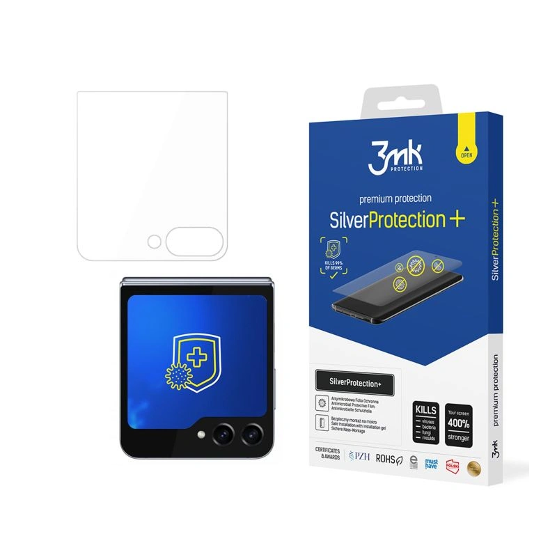 Antymikrobowa folia ochronna 3MK SilverProtect+ Samsung Galaxy Z Flip 6 / 7 FE