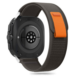 Pasek Tech-Protect Nylon Samsung Galaxy Watch Ultra 47mm black/orange