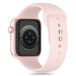 Pasek Tech-Protect Silicone Apple Watch 4/5/6/7/8/9/SE/10 38/40/41/42mm Light Pink
