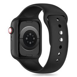 Pasek Tech-Protect Silicone Apple Watch 4/5/6/7/8/9/SE/10 38/40/41/42mm Black