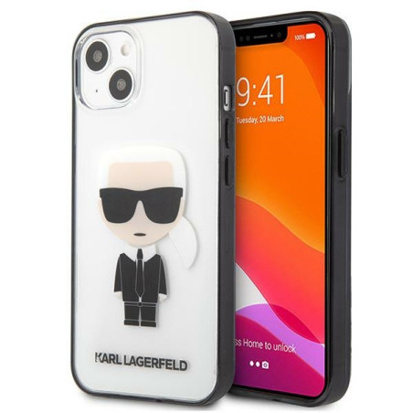 Etui Karl Lagerfeld KLHCP13SHIKCK Apple iPhone 13 mini transparent Ikonik Karl