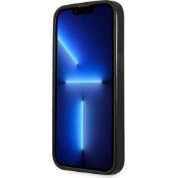 Etui Guess GUHCP13XPSATLG Apple iPhone 13 Pro Max srebrny/silver hardcase Saffiano Triangle Logo