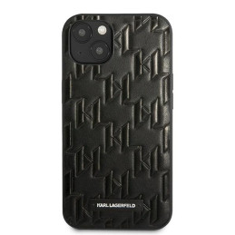 Etui Karl Lagerfeld KLHCP13SMNMP1K Apple iPhone 13 mini hardcase czarny/black Monogram Plaque