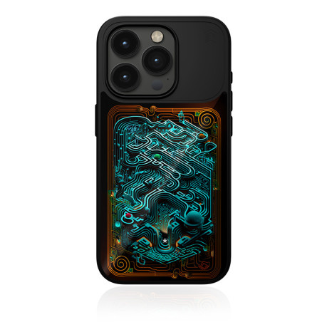 Etui STM Reveal Warm MagSafe Apple iPhone 15 Pro (Black Realm)