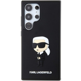 Etui Karl Lagerfeld KLHCS24L3DRKINK Samsung Galaxy S24 Ultra hardcase 3D Rubber Ikonik czarny/black