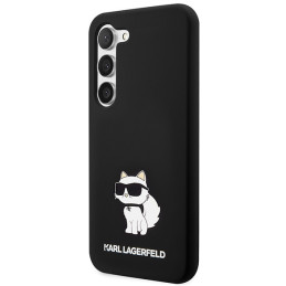Etui Karl Lagerfeld KLHCS24MSNCHBCK Samsung Galaxy S24+ Plus hardcase Silicone Choupette czarny/black