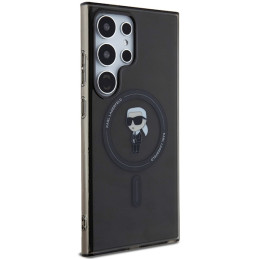 Etui Karl Lagerfeld KLHMS24LHFCKNOK Samsung Galaxy S24 Ultra hardcase IML Ikonik MagSafe czarny/black