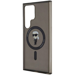 Etui Karl Lagerfeld KLHMS24LHFCKNOK Samsung Galaxy S24 Ultra hardcase IML Ikonik MagSafe czarny/black