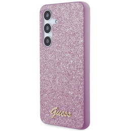 Etui Guess GGUHCS24MHGGSHU Samsung Galaxy S24+ Plus hardcase Glitter Script fioletowy/purple