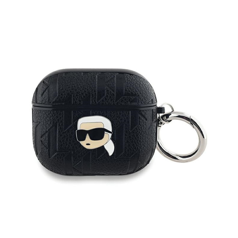 Etui Karl Lagerfeld KLA3PGKIPK Apple AirPods 3 cover Monogram Karl Head czarny/black