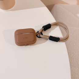 Etui Tech-Protect Silicone Rope Apple Airpods Pro 1 / 2 Chocolate Brown