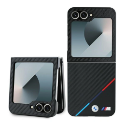 Etui BMW BMHCZF623PUDTK Samsung Galaxy Z Flip6 / 7 FE hardcase Carbon Tricolor czarny/black