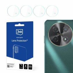 Szkło hybrydowe na obiektyw aparatu 3MK Lens Protection Huawei Nova 12i [4 PACK]